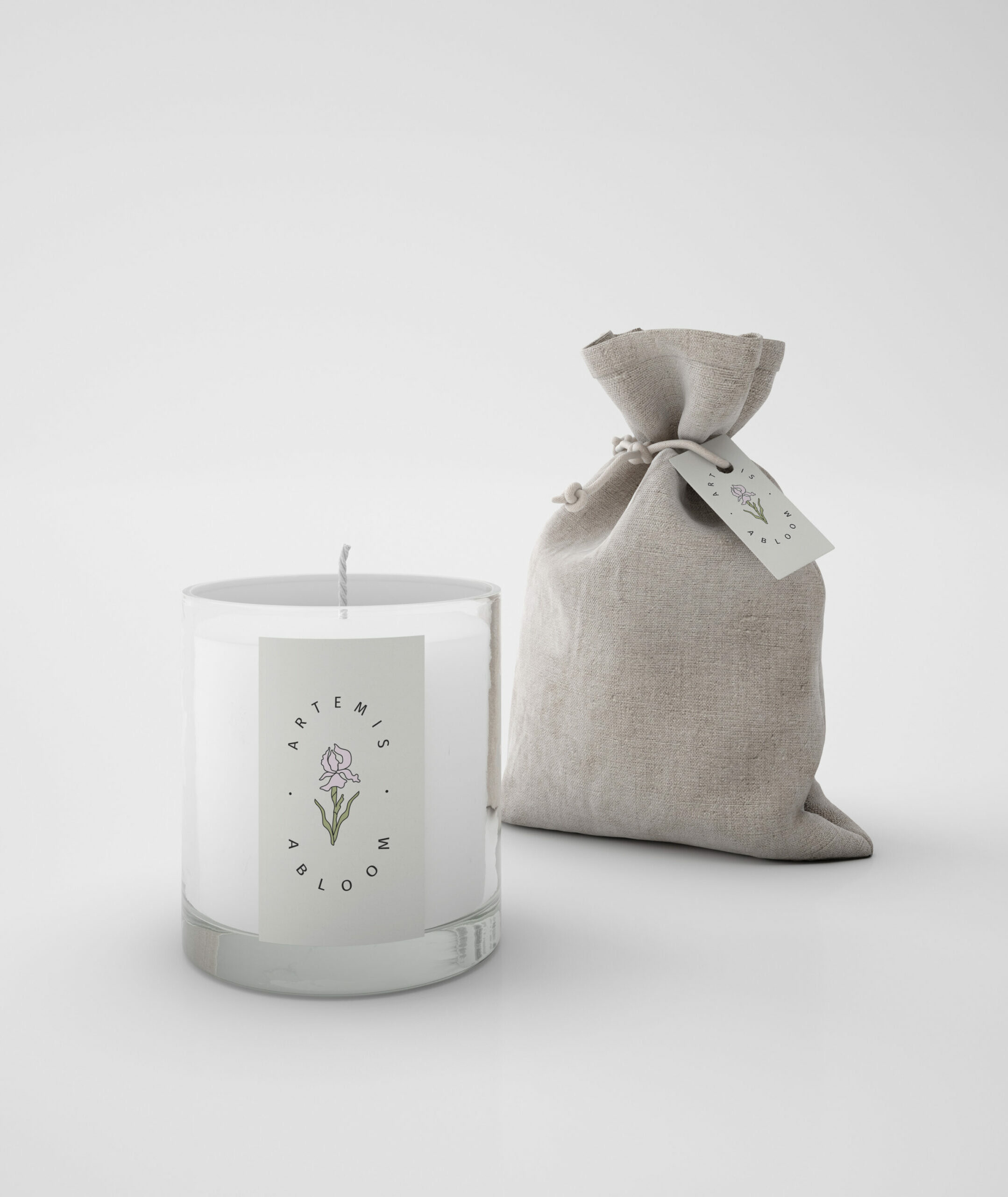 candle mockup